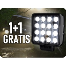 TruckLED LED Epistar pracovné svetlo 48W, 3071lm, 12/24V, IP67, 1+1 ZADARMO! [L0081]