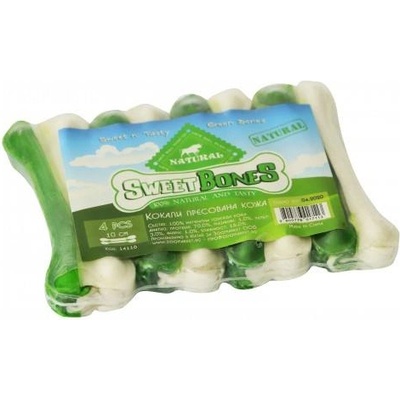 Двуцветни кокали за дъвчене от пресована кожа - кг