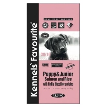 Kennels' Favourite Puppy & Junior Salmon and Rice 12,5 kg
