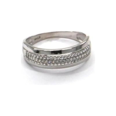 Pattic Prsten z bílého zlata ARP069201W