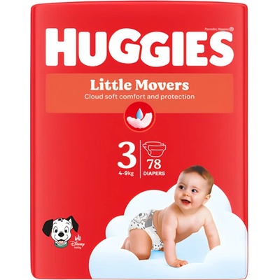 Huggies Ultra Comfort 3 5-9 kg 78 ks