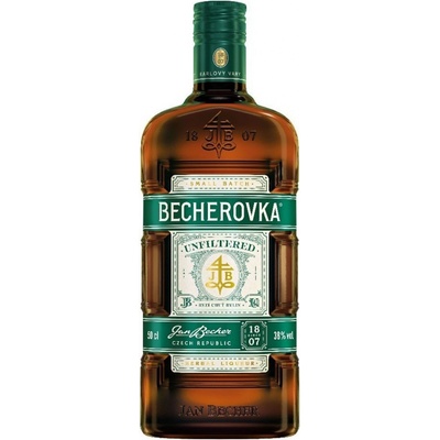 Becherovka Unfiltered 38% 0,5 l (holá láhev)