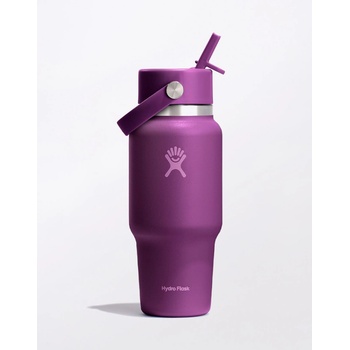 Hydro Flask Wide Mouth Travel Bottle with Flex Straw Cap 24 oz 710 ml