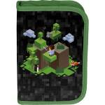 PASO Ученически несесер Paso Pixel Blocks - 1 цип и 2 крила (PP25PX-P001BW)