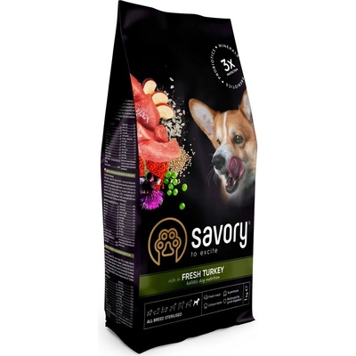 Savory All Breed Sterilised Fresh Turkey 1 kg