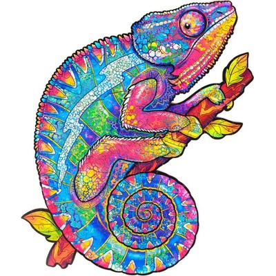 Unidragon Dřevěné Iridescent Chameleon 202 dílků