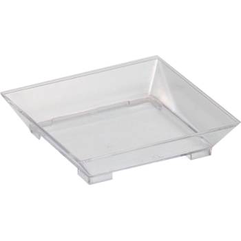 Image 1 of Chef`n RK-Квадратна чинийка за хапки за еднократна употреба PS (MP. 01)(6x6xh1.3cm) (015139)