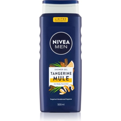 Nivea Men Tangerine Mule душ-гел за лице, тяло и коса 500ml