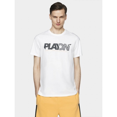 4F pánske tričko H4L21-TSM013 off white
