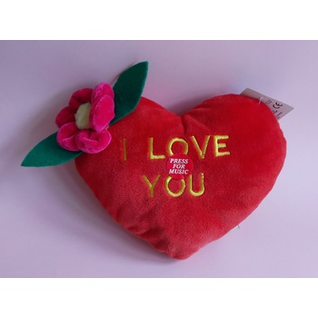 Плюшена играчка Сърце "I love you" със звук 05272