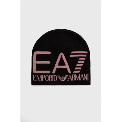 EA7 Emporio Armani Шапка EA7 Emporio Armani в черно с фина плетка (285382.0A120.NOS)