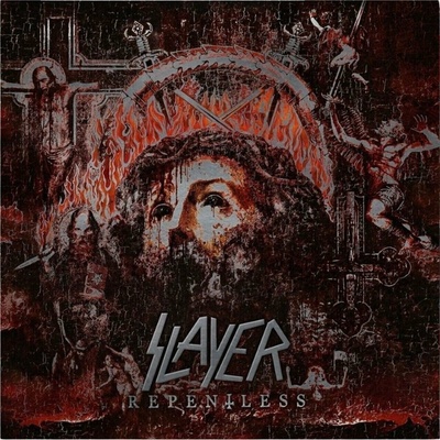 Slayer - Repentless Clear Silver Red Splatter Vinyl