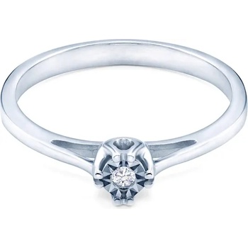 Image 1 of SAVICKI Годежен пръстен Solitaire: бяло злато. диамант