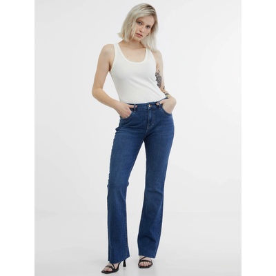 Orsay Tmavě modré dámské bootcut džíny