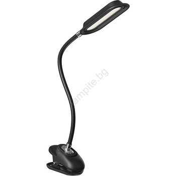 Immax 08998L - LED+CCT димируема настолна лампа с щипка CLIP 7, 5W/230V черна (IM1439)