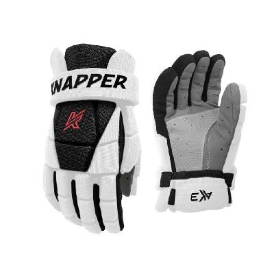 Knapper Hokejbalové rukavice Knapper AK3 S24 SR, Senior, bílá, 16"