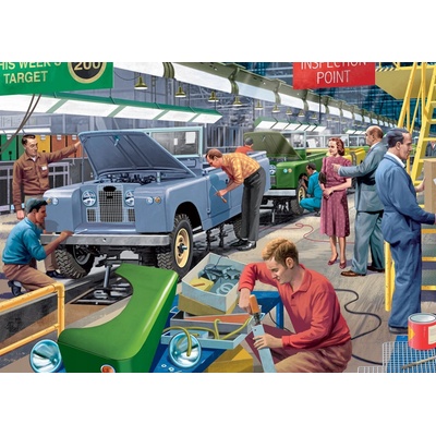 Falcon z automobilky 1000 dílků