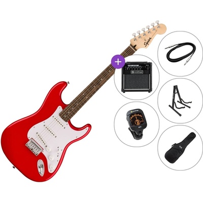 Squier Sonic Stratocaster HT LRL SET 2 Torino Red Електрическа китара