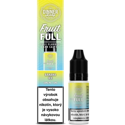 Dinner Lady BAR SALTS Fruit FULL Banana Ice 10 ml 20 mg