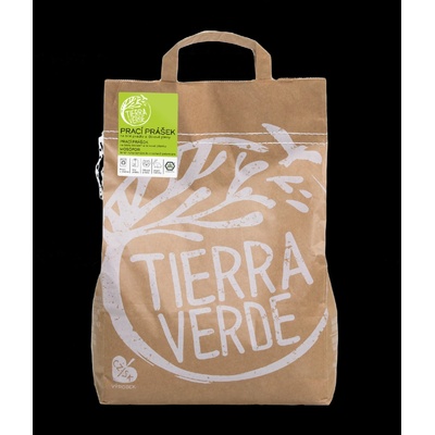 Tierra Verde prášek na bílé prádlo a látkové pleny pytel 5 kg