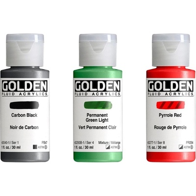 Golden Fluid akrylová barva 2380 titanium white 30 ml – Zboží Dáma