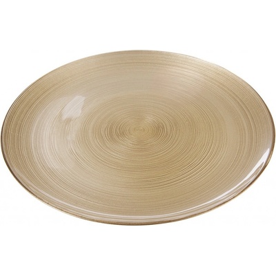 Orion Skleněný servírovací talíř Golden 32 cm