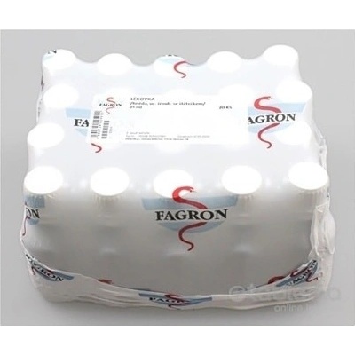 Fagron Liekovka 25 ml skrutk.uzáver so štetčekom 20 ks objem 25 ml