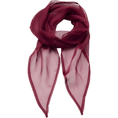 Premier Workwear dámský šifonový šátek PR740 Burgundy -ca. Pantone 216