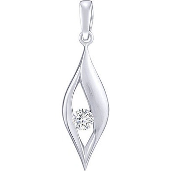 SILVEGO Strieborný prívesok Nadine s čírym Brilliance Zirconia FWP15332W