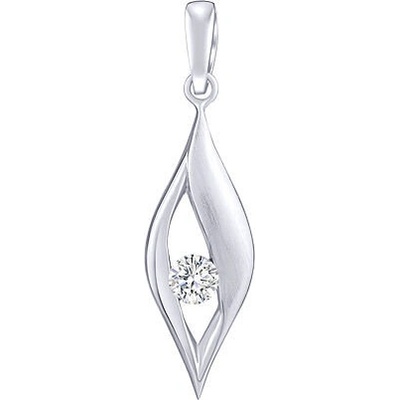 SILVEGO Strieborný prívesok Nadine s čírym Brilliance Zirconia FWP15332W