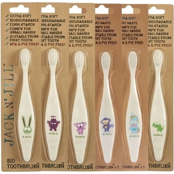 Jack N'Jill BIO Detská zubná kefka Extra Soft Jednorožec 1 ks