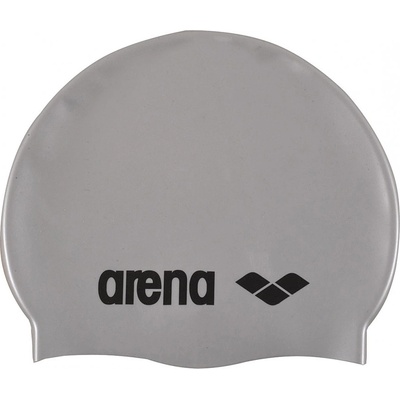 Arena Classic Silicone Cap Silver-Black