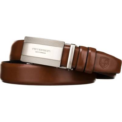 Peterson Pánský pásek PTN A007 BROWN