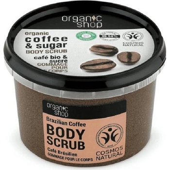 Organic Shop Омекотяващ скраб за тяло Coffee & Sugar, 250 ml