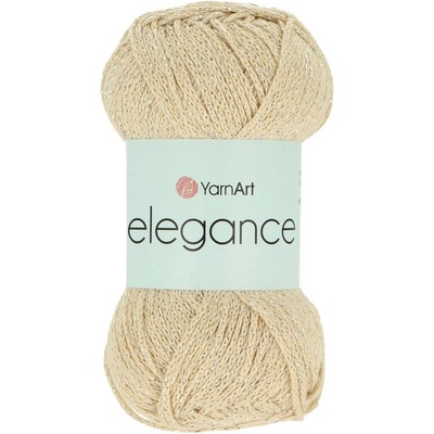 Yarnart Elegance 119 béžová so strieborným vláknom
