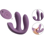 Beau Coeur Mireva RC Triple Hands-Free Vibrator Purple