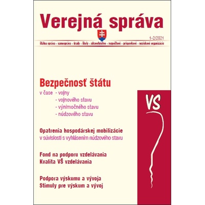 VS 1-2/2021 Bezpečnosť štátu počas núdzového stavu