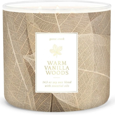 Goose Creek Candle Warm Vanilla Woods, 411 g