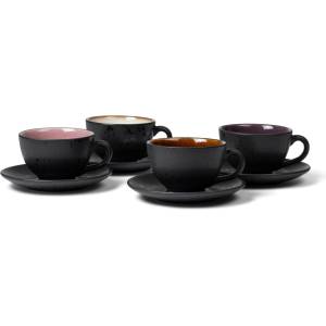 Bitz Черни керамични чаши в комплект 4 бр. 240 ml Gastro Black/Mix - Bitz (821340)