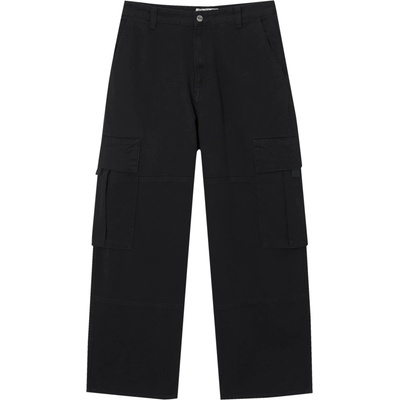 Pull&Bear Карго панталон черно, размер 42