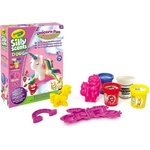 Crayola Творчески комплект Crayola - Unicorn, ароматизиран моделин, 4 цвята (2203) - baby