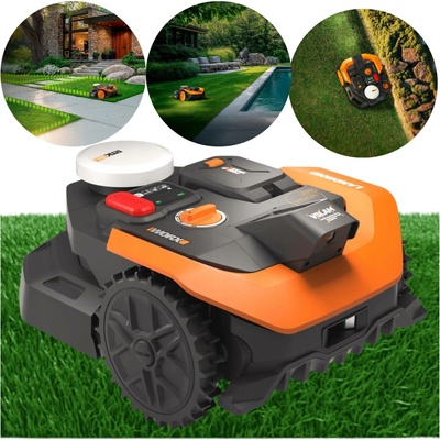 WORX WR365E Vision Cloud 650 m2 RTK + AI V-SLAM Stereo