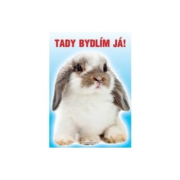 Nálepka 12x8,5 cm králík beran