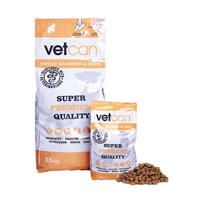 Vetcan Adult Salmon & Rice 15 kg