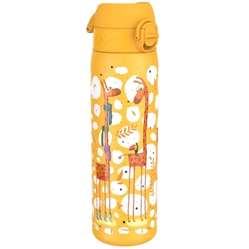 ION8 Бутилка за вода Ion8 Print, метална, 600ml, Giraffes (32035-А-ЖИРАФИ)