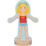 Goki Дървена играчка Goki - Кукла за обличане (58724)