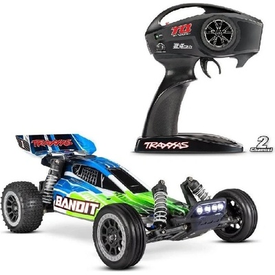 Traxxas Bandit RTR zelený s LED osvětlením 1:10