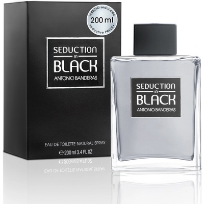 Antonio Banderas Seduction In Black toaletní voda pánská 200 ml