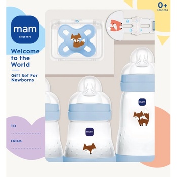 MAM Welcome to the World 0m+ подаръчен комплект за бебета Blue