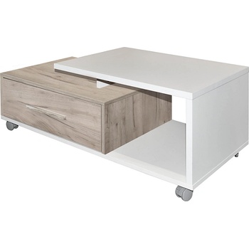 Matis Холна маса Leo сив дъб / бяло